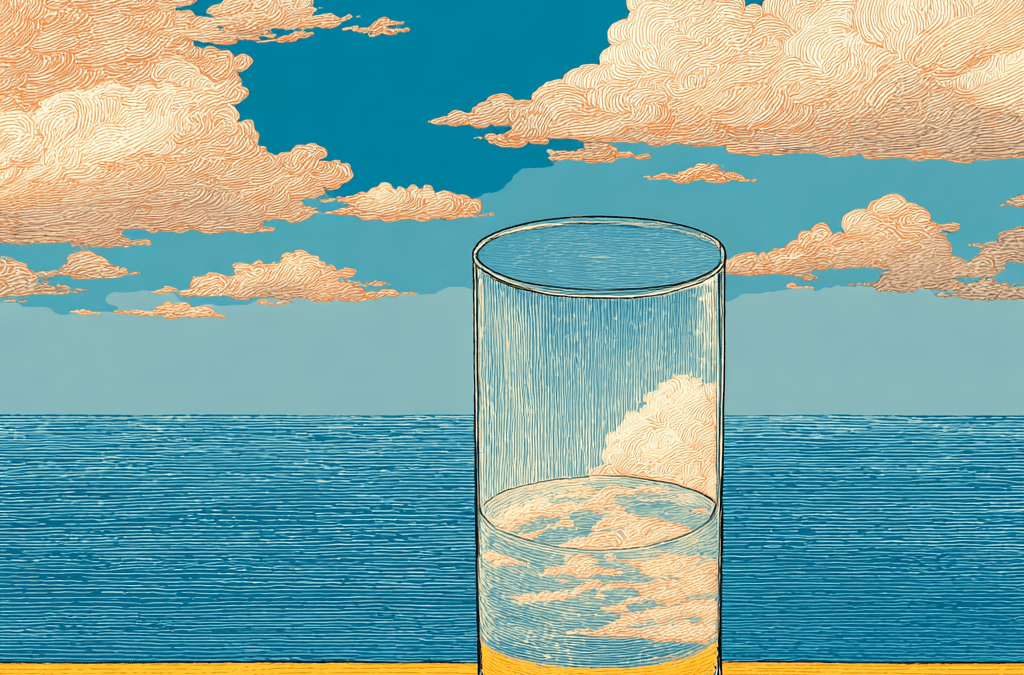 The glass is always have full of negativity